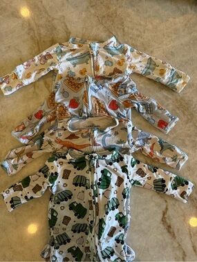 Caden Lane NB Pajama Bundle - 4 prints